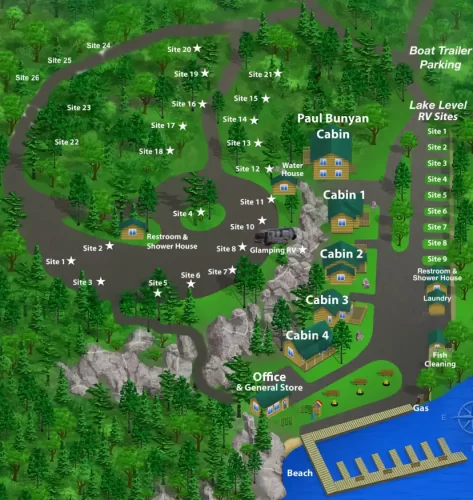 mn resort map